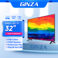 GINZA 32 inch led salt flat screen tv tv 24 inches Frameless Ultra-slim Multi-ports HDMI AV USB