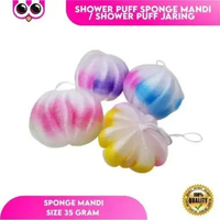 [Labu] Shower Puff Sponge Mandi / Shower Puff Jaring