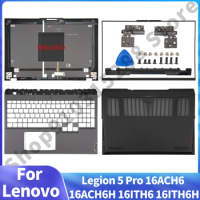 LCD Back Cover For Lenovo Legion 5 Pro 16ACH6 16ACH6H 16ITH6 16ITH6H 2021 Front Bezel Palmrest Bottom Case Repalce Parts