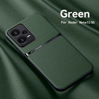 Leather Magnetic Car Holder Phone Case For Xiaomi Redmi Note 12 11 10 Pro 11s Mi 11T K50 K40 Poco X5 Pro Lens Protect Back Cover