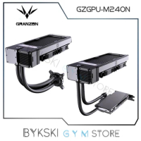 Granzon GZGPU-M240N RTX4090/4080/4070/3090 Graphics Card Block/CPU integrated Watercooler,PUMP+240mm Radiator+120mm Fan Combo