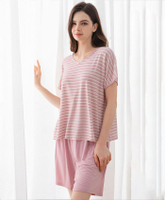 Felancy Soft Viscose Jersey Sleeve Pajamas 078-PA2141