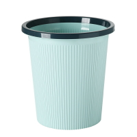 北歐塑料垃圾桶廚房衛生間撞色壓圈垃圾桶收納桶辦公室紙簍垃圾桶