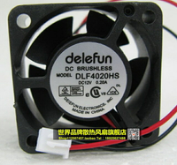 Delefun 4CM 4020 DC 12V 0.2A  散熱風扇 4厘米 交換機 直流