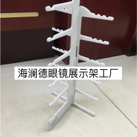 Hiland eyeglass display stand factory wooden display box props acrylic eyeglass stand plastic stand