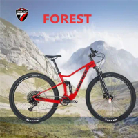 TWITTER Forest NX-12S Hydraulic Disc Brake, Inner Routing, 27.5 ", 29", T1000 Carbon Fiber, Full Suspension Mountain Bike, ROCKS