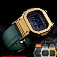 Quick release Rubber Watchband For G-SHOCK Casio DW-5600 GW-B5600 GW-M5610 Silicone Watch Band DW5600 Case Strap men's Bracelet