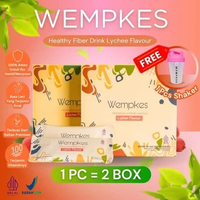 Wempkes Minuman Diet Serat Fiber Slim Suplemen Detox Pelangsing 2 Box