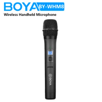 BOYA BY-WHM8 Pro UHF Wireless Handheld Microphone 48 Channels OLED Display Dynamic Mic for BY-WM8 Pro K1 K2 Kit Receiver RX8 Pro