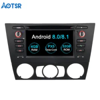 Aotsr Octa core Android 8.0 2 din radio Car DVD Player GPS navigation For BMW E90 E91 E92 E93 3 Series tape recorder multimedia