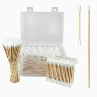 1000 ct (2000 Tips) Bamboo Cotton Swabs - Biodegradable Double Tips Cotton Buds - Natural Organic Co