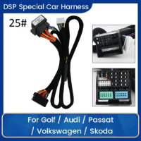 Car DSP amplifier harness cable DSP Android 16PIN Universal Cable for the new for Kia Hyundai Audi Volkswagen