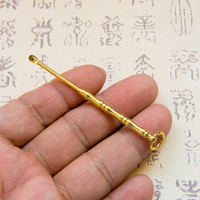 創意手工純銅黃銅掏耳勺成人采耳勺摳耳勺鑰匙扣掛件生日禮物飾品