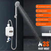 Electric Constant Temperature Water Heater Faucet Instant Heating Tap Water Heater LED Display vertical Install For Shower