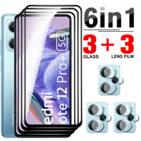 6To1 Glass For Xiaomi Redmi Note 12 Pro+ 5G Tempered Glass Redmy Note12 Pro Plus Turbo Note12Pro 12S 4G Camera Screen Protector