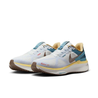 【NIKE 耐吉】慢跑鞋 男鞋 運動鞋 緩震 AIR ZOOM STRUCTURE 25 米霧藍 HV5976-121
