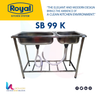 Royal Kitchen Sink ROYAL SB 99 PK Meja Cuci Piring Portable Stainless Steel