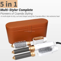 Hot Air Styler Comb Hair Dryer Brush 5 In 1 Hair Blower Automatic Hair Curler Professional For Dyson Airwrap Hair Straightener