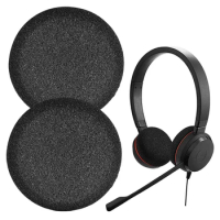 Headphone Earpads Noise Isolation Foam Cushions Cover Earmuff Ear Cups Repair Parts for Jabra Evolve 20 20se 30 30II 40 65 65