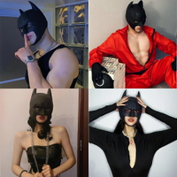 蝙蝠俠 Batman面具 頭套面罩cosplay萬聖節抖音直播酒吧全臉道具