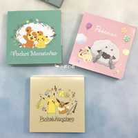 日本製 Pokémon 寶可夢 皮卡丘 正方形 彩色 便條紙｜小鶴日貨