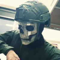 Lofytain COD:MW2 Ghost Skull Balaclava Ghost Simon Riley Face War Game  Cosplay Mask Protection Skull Pattern Balaclava Mask