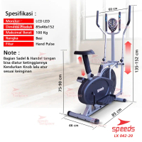 Sepeda Statis Orbitrack Platinum Bike Sepeda Fitness Air Bike SPEEDS M