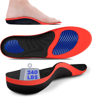 Plantar Fasciitis Relief Insoles Men 240+lbs High Arch Support Inserts for Men Orthotic Shoe Inserts