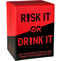 Jeu de société Risk It ou Clicks It pour adulte, jeu de société amusant pour les fêtes de fin d'année, cartes à boire, Pregame,