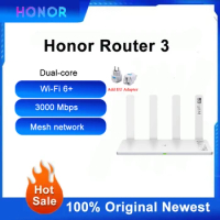 Original Honor Router 3 Wifi 6+ 3000Mbps 2.4 GHz &amp; 5 GHz Dual-core 128 MB Wireless wifi extender Smart Home Router Easy setup