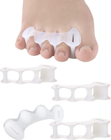 2Pairs Toe Separators Toe Spacers for Women Men to Correct Bunion, Relieve Feet Pain, Foot Alignment