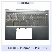 For DELL Inspiron 16 Plus 7610 Laptop Keyboard Bezel/Upper Cover Palmrest with US Language Keyboard for Graphics Card 3050 3060
