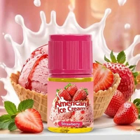 Liquid American Ice Cream Strawberry 60ML by Hero57 6MG