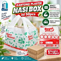 Kantong Plastik Nasi Box Muat 2 Box Ukuran 18x18 20x20 22x22 | Plastik Hajatan Syukuran Berkatan Isi