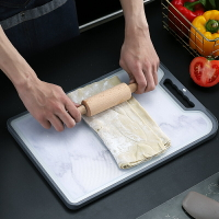 304不銹鋼砧板家用和面案板防霉雙面切菜切肉粘板廚房塑料切菜板