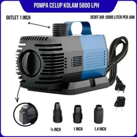 Mesin Pompa Sobo BO 5800A AMPHIBIOUS PUMP Pompa Air Kolam Aquarium Ikan BO5800A
