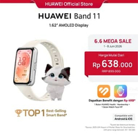 【6.6 | TOP 1】HUAWEI Band 11 Series | 1.62”AMOLED Display | Enhanced Sleep Tracking | Heart Health Ma