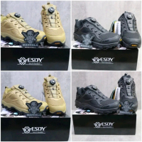 Sepatu Tactical Middle Boots Esdy Sling 4 Inch Waterproof / Sepatu Esdy