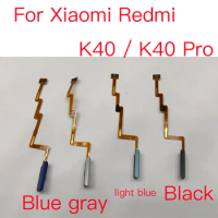 For 10PCS New Xiaomi Redmi K40 / K40 Pro Power Button Fingerprint Sensor Flex Cable Replacement Repair Parts