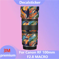 For Canon RF 100mm F2.8 MACRO L IS USM Lens Sticker Protective Skin Decal Film Anti-Scratch Protector Coat RF100 100 2.8