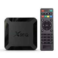 X96Q Android 10.0 TV Box 2GB 16GB Set Top Box Media Player Quad Core 2.4G WIFI 4k TV Box
