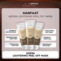 ADERA  LIGHTENING PEEL OFF MASK MENCERAHKAN KULIT TAMPAK LEBIH HALUS