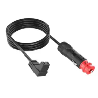 2/3/4M For Car Refrigerator Warmer Extension Power Cable Red Headed German Cigarette Lighter Car Refrigerator Extension Cable