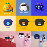 For Realme Buds Air 3 Case,3D Cute Cartoon pattern Silicone Bluetooth Earphone Cover For Realme Buds Air 3 with keychain Fundas