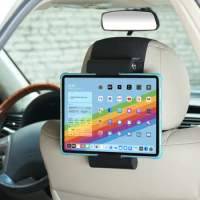TFY Car Tablet Holder, Universal Headrest Mount for 4.5-12.9 inch Smartphones and Tablets Devices, iPad, Galaxy Tab, MatePad