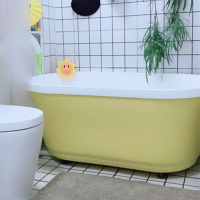 【可開發票】亞克力小浴缸成人家用貴妃浴缸 獨立式spa圓形日式迷你小戶型浴缸