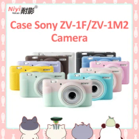 Soft Silicone Case Camera Bag For Sony ZV1F ZV-1F Vlog Camera Shell Protective Cover Protection Body for Sony ZV-1 Mark II ZV1M2