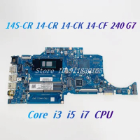 6050A2977601 6050A2992901 L41568-601 For HP 14S-CF 14-CK 14-CF 14S-CR 14-CR 240 G7 Laptop Motherboard With Core i3 i5 i7 CPU UMA