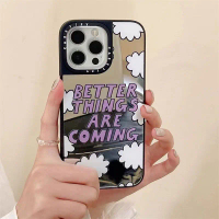 เคส iPhone 13 Pro Max, เคส iPhone Cloud ภาษาอังกฤษ, เคสโทรศัพท์ Shockproof, เข้ากันได้กับ 11, 12, 13