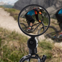 360 Degree Rotatable Bikes Rear View Glass Bikes Wide Scope Back Sight Cycling Bikes Part Safety Rear View Glass